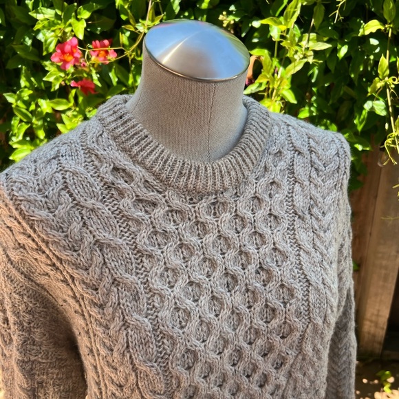 Arran Irish Sweater 100% Pure Wool - Picture 4 of 8